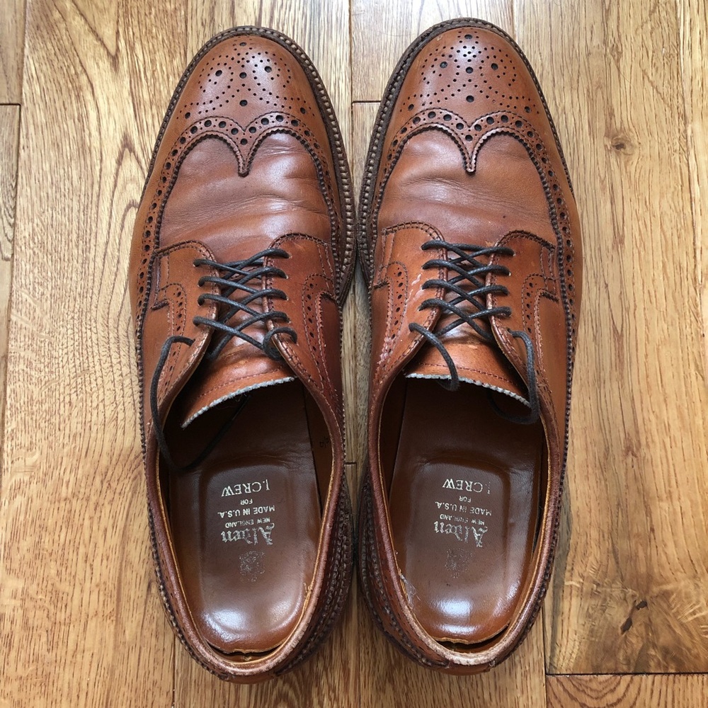 Alden by J Crew Light Brown Brogue Shoes